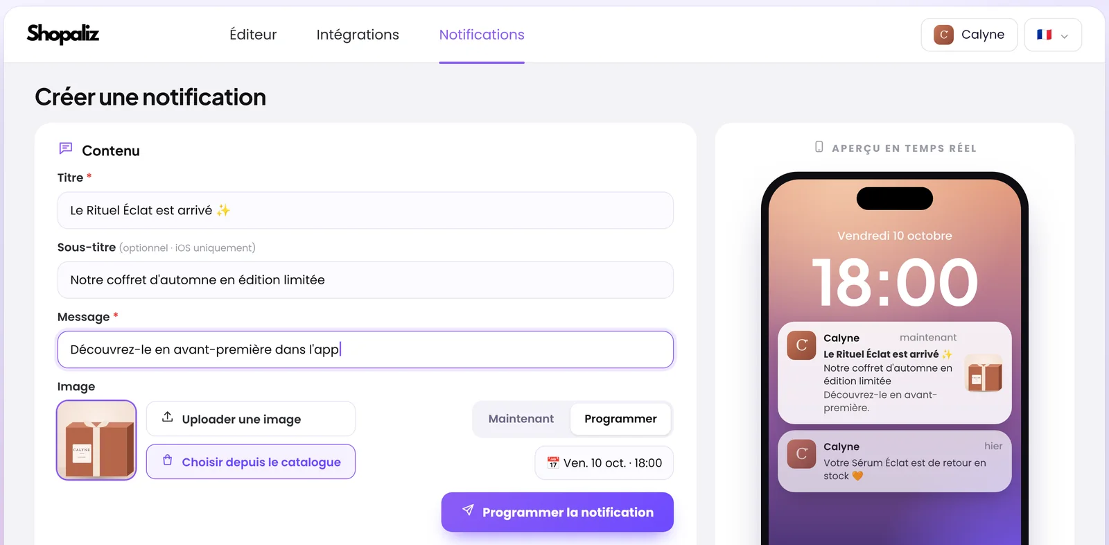 Un message, directement dans leur poche