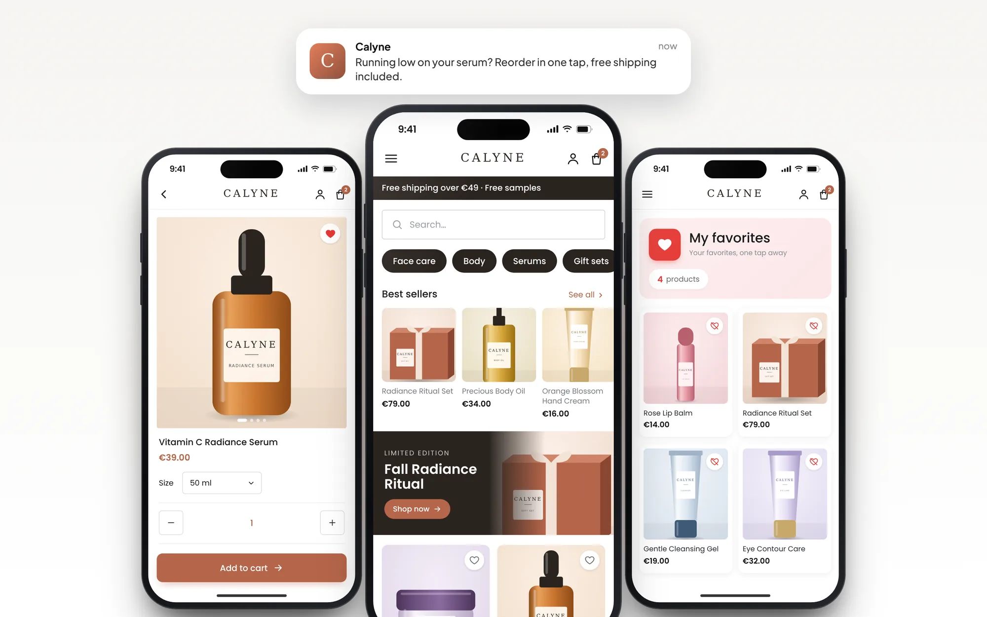 App example : Calyne