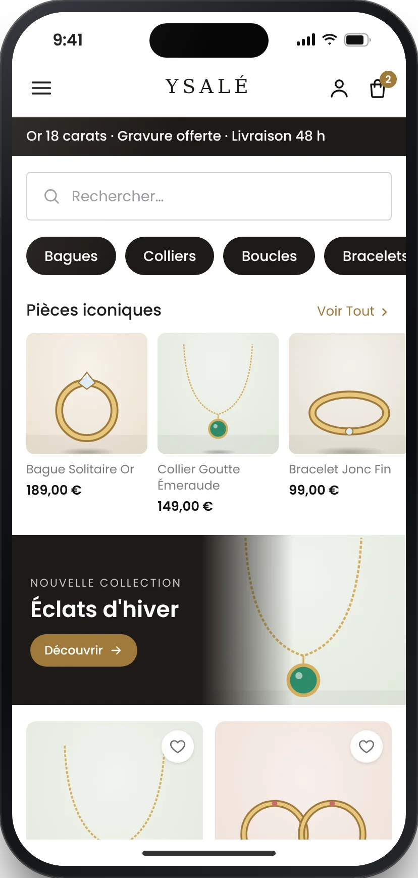 Une vitrine digne de vos créations : Ysalé