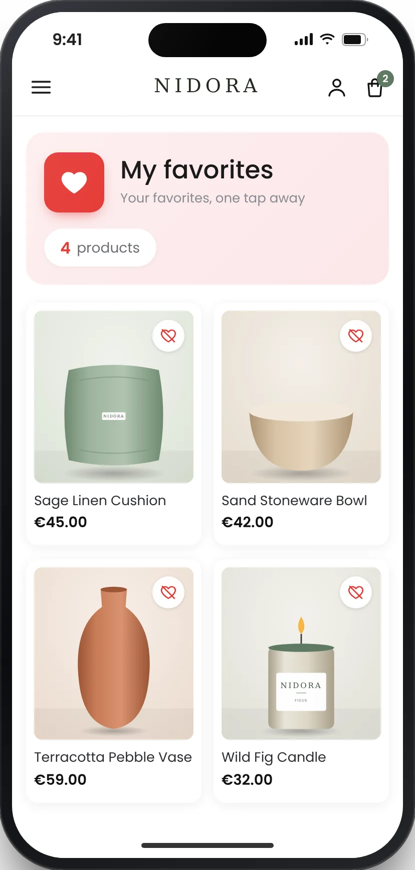 Turn favorite finds into orders : Nidora