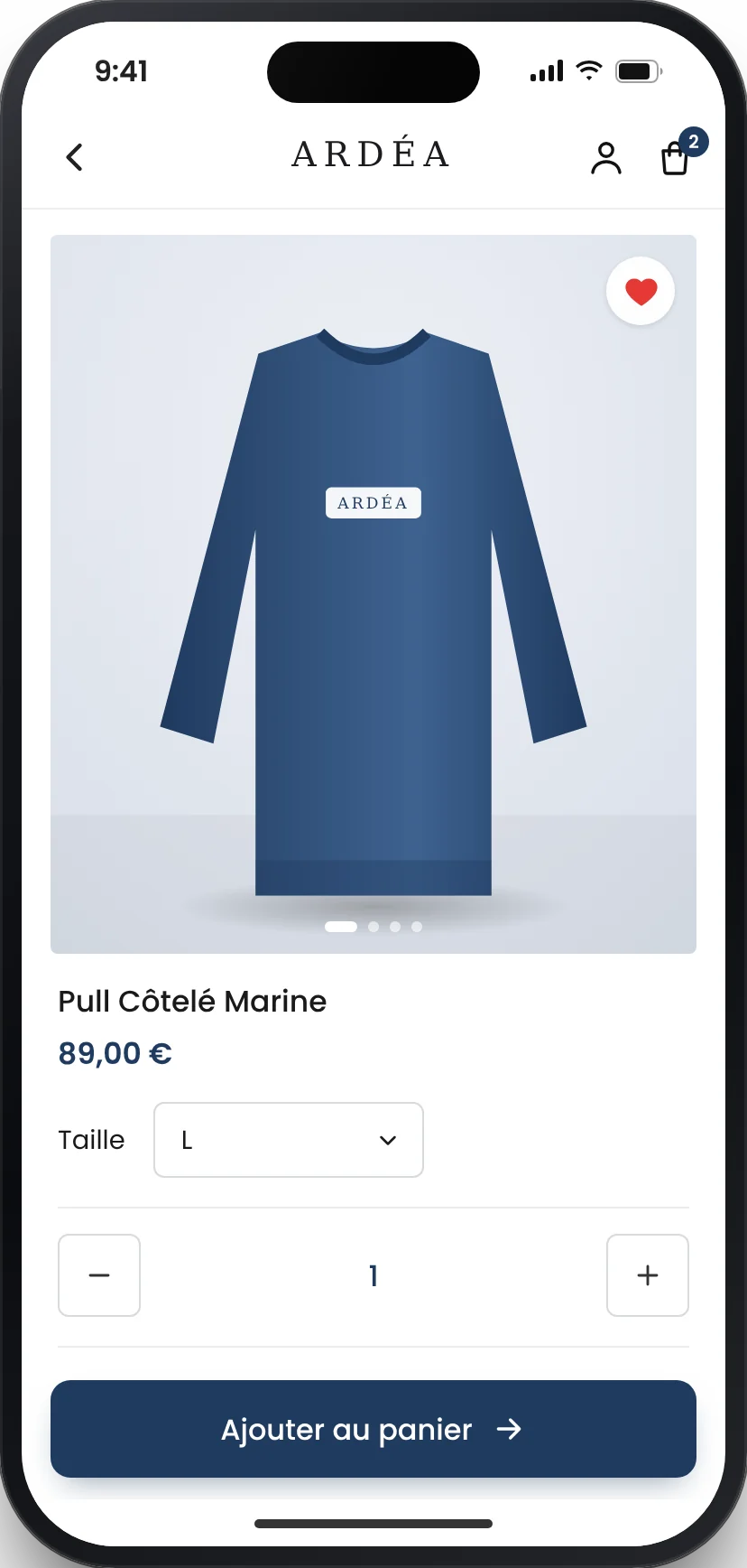 Ne perdez plus une vente pour une taille : Ardéa
